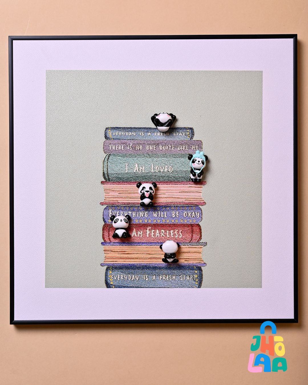 "Panda Literary Climb" The 3d Frame