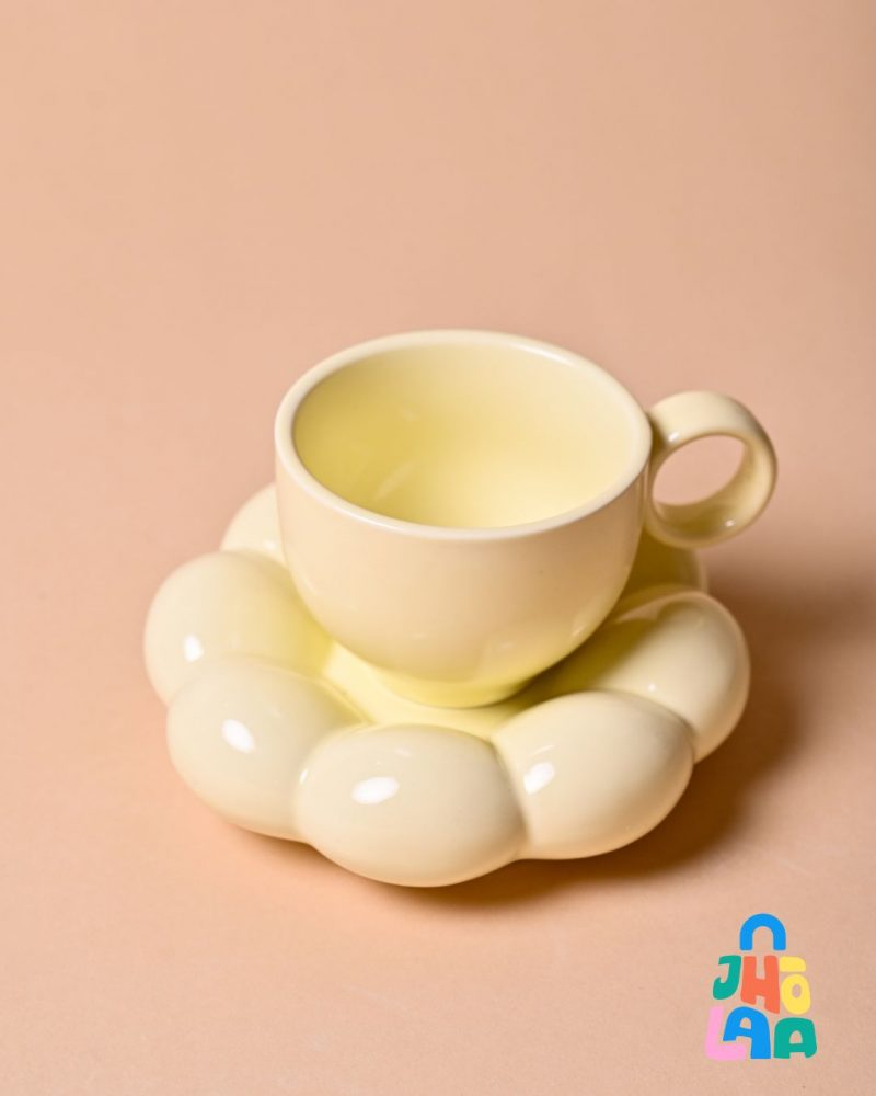 Cloud Shaped Cup and Saucer set - Image 2