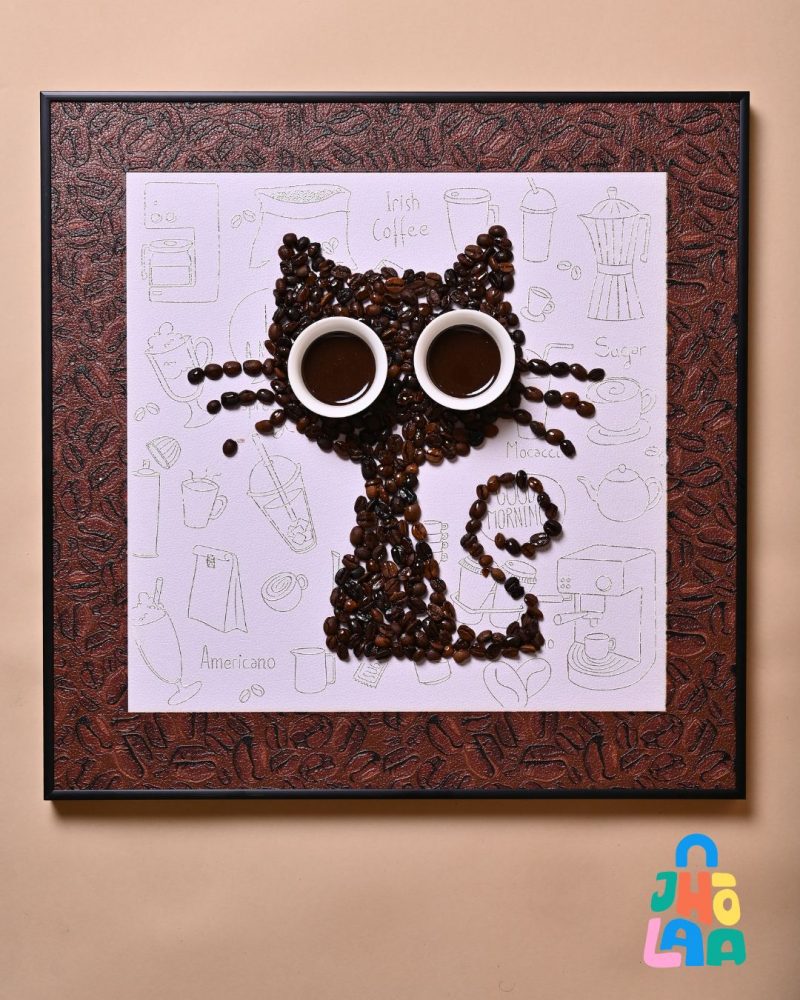 "Caffeinated Cat" The 3d Frame