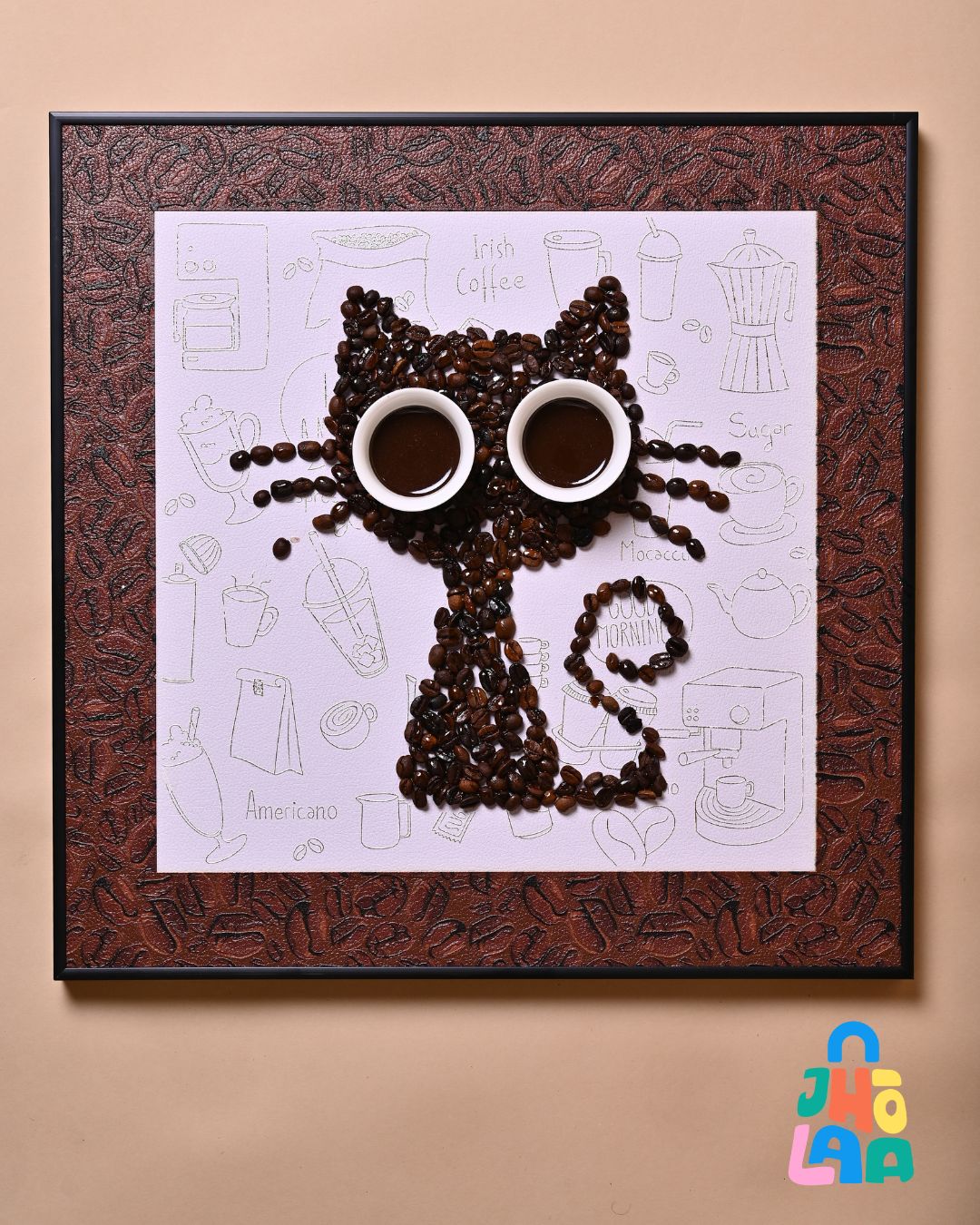 "Caffeinated Cat" The 3d Frame