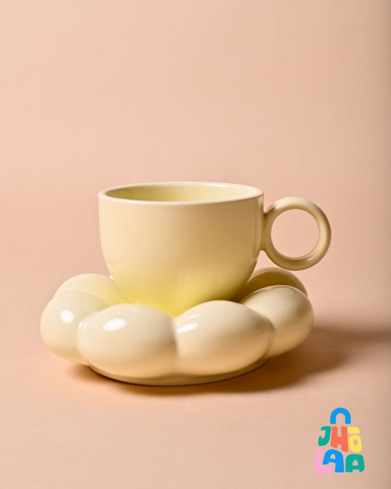 Cloud Shaped Cup and Saucer set - Image 5