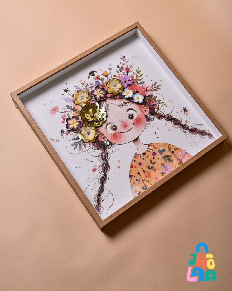 "Petal Pigtails Portrait" The 3d Frame - Image 7