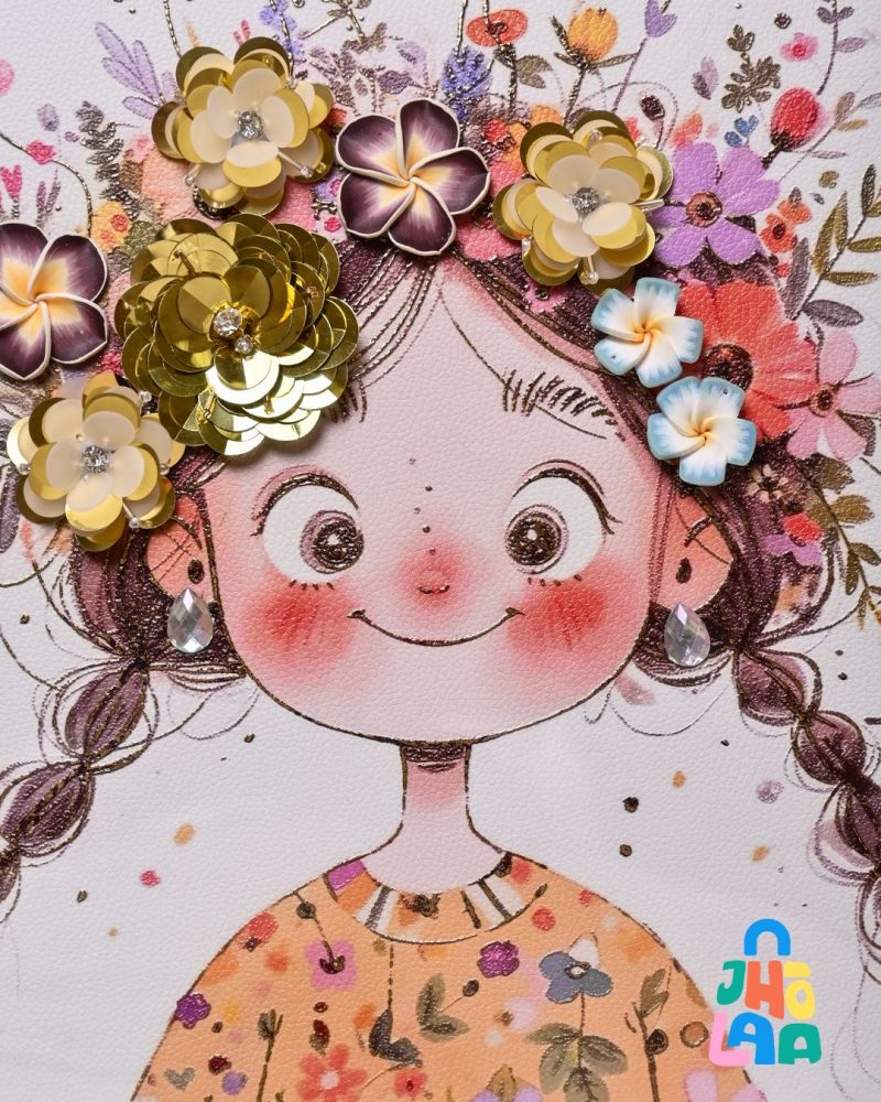 "Petal Pigtails Portrait" The 3d Frame - Image 4