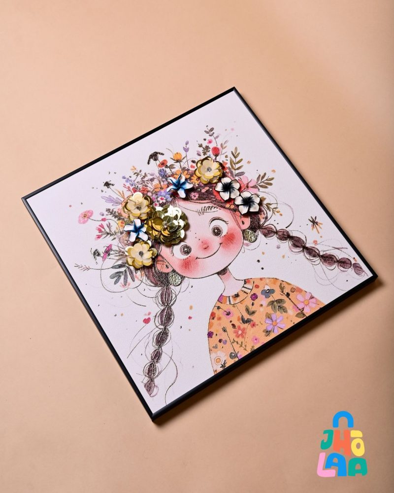 "Petal Pigtails Portrait" The 3d Frame - Image 6