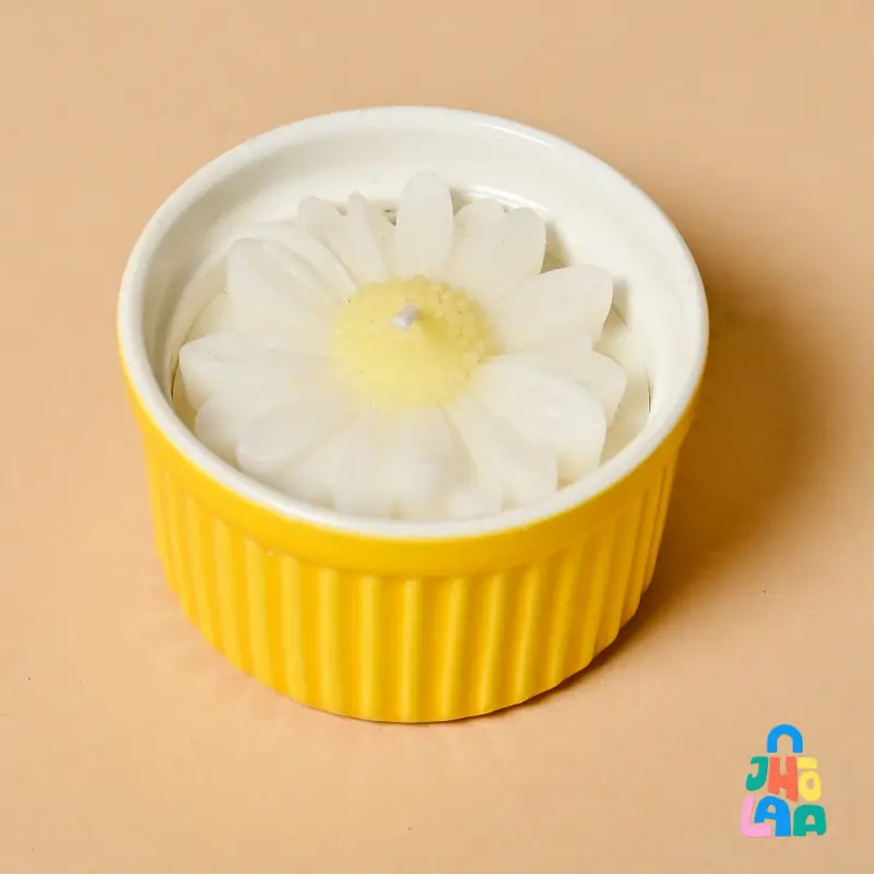 Flower Scented Candle (Set of 3) - Image 5