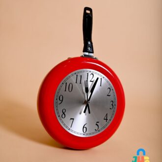 Frying Pan Wall Clock