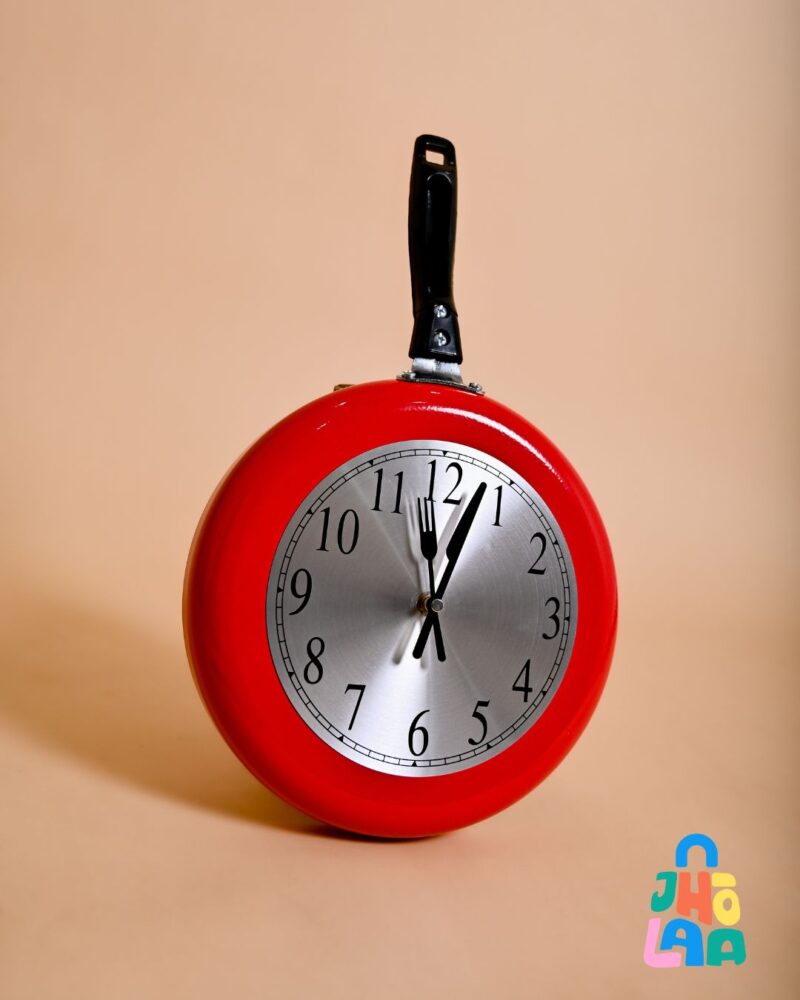 Frying Pan Wall Clock
