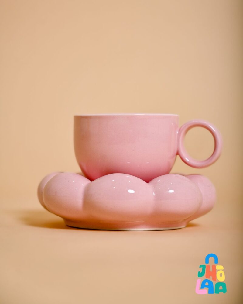 Cloud Shaped Cup and Saucer set - Image 3